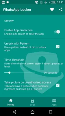 WhatsApp Locker android App screenshot 5